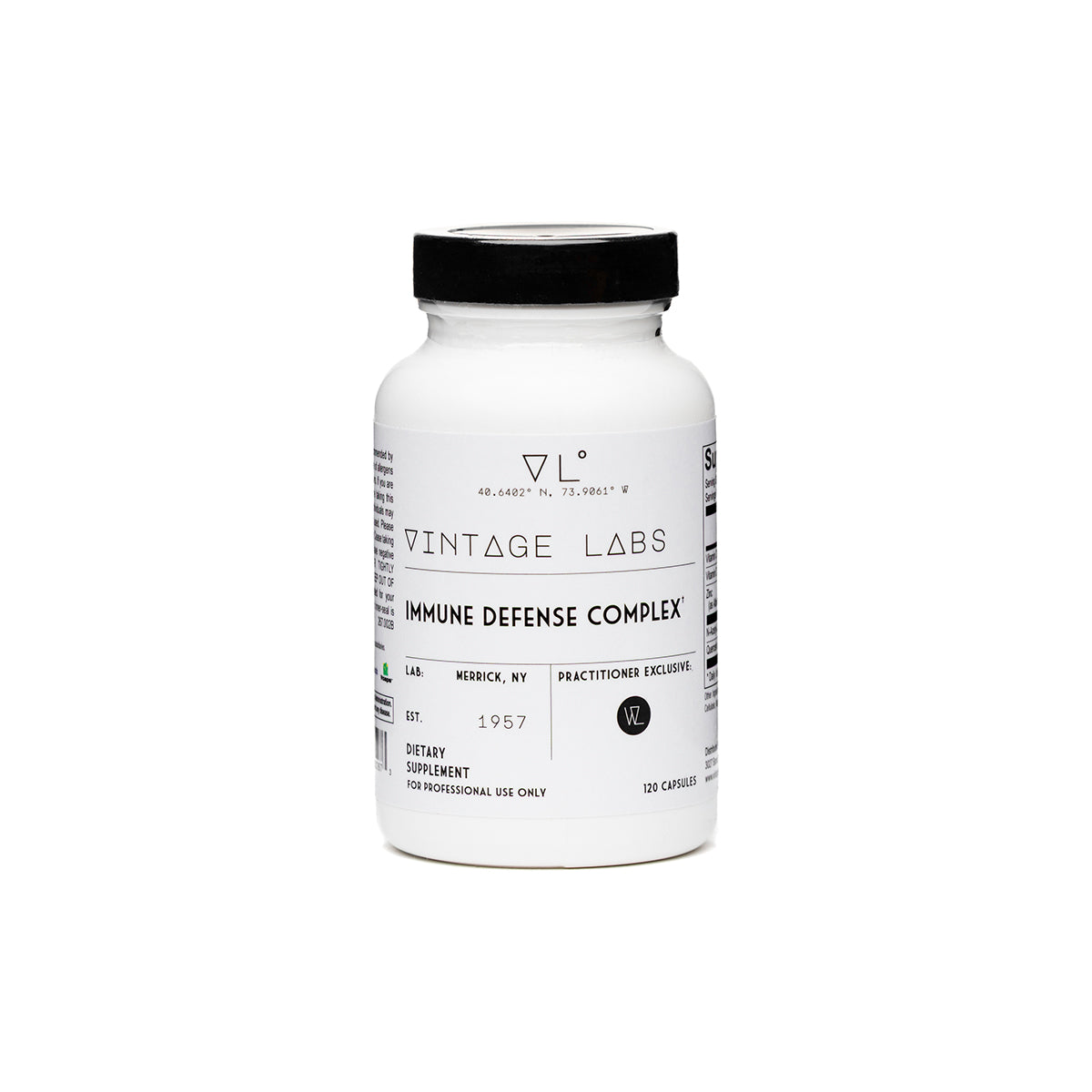 Vintage Labs Immune Defense Complex supplement bottle on a white background