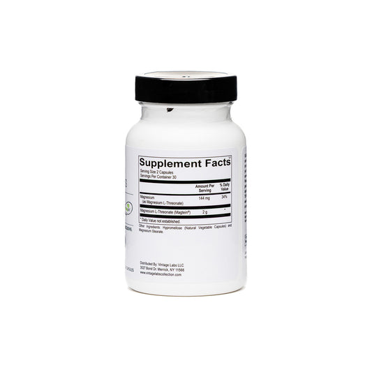 Supplement bottle with 'Supplement Facts' label on a white background