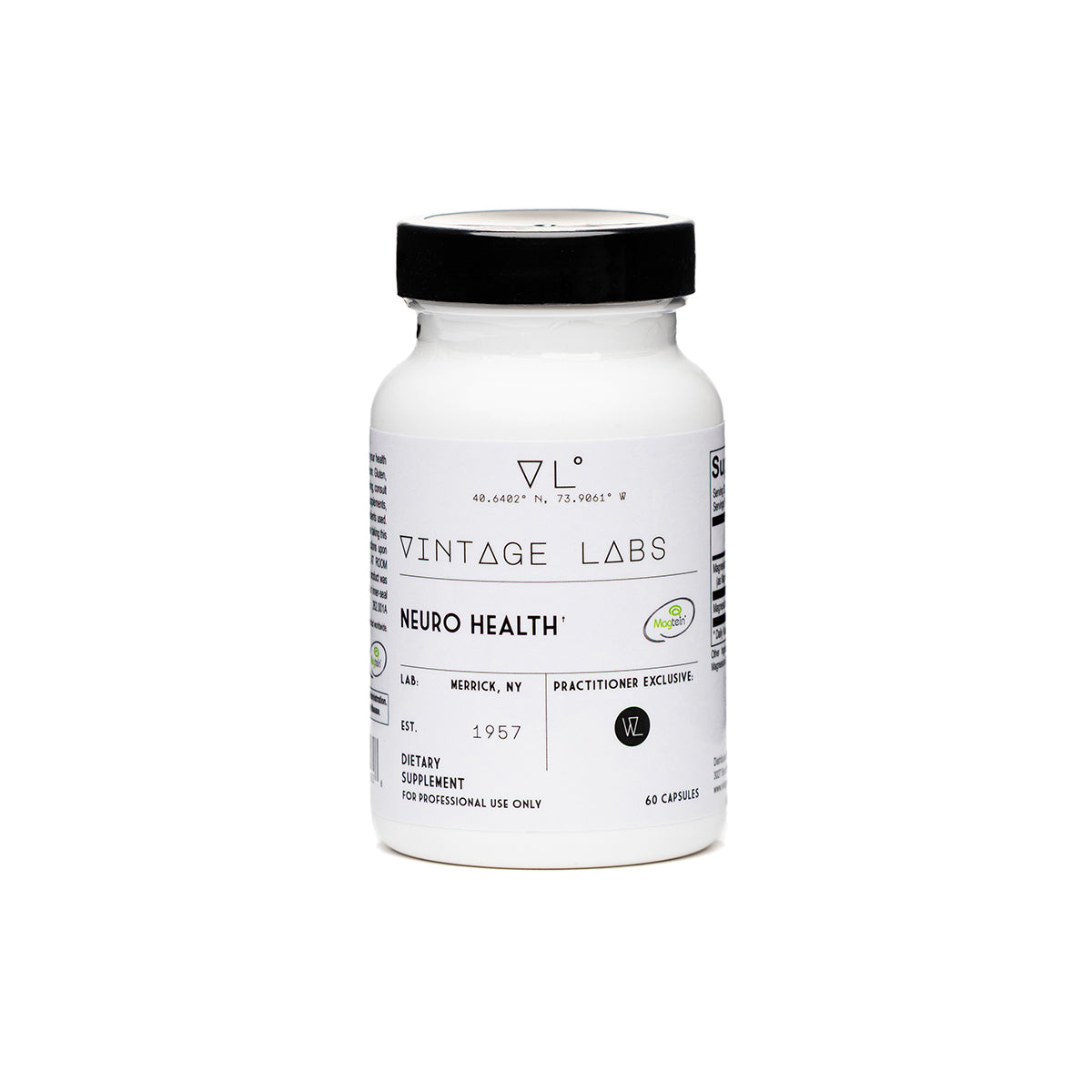Vintage Labs Neuro Health supplement bottle on a white background