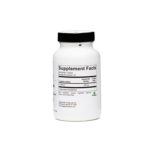 Supplement bottle with 'Supplement Facts' label on a white background