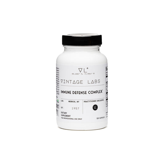 Vintage Labs Immune Defense Complex supplement bottle on a white background